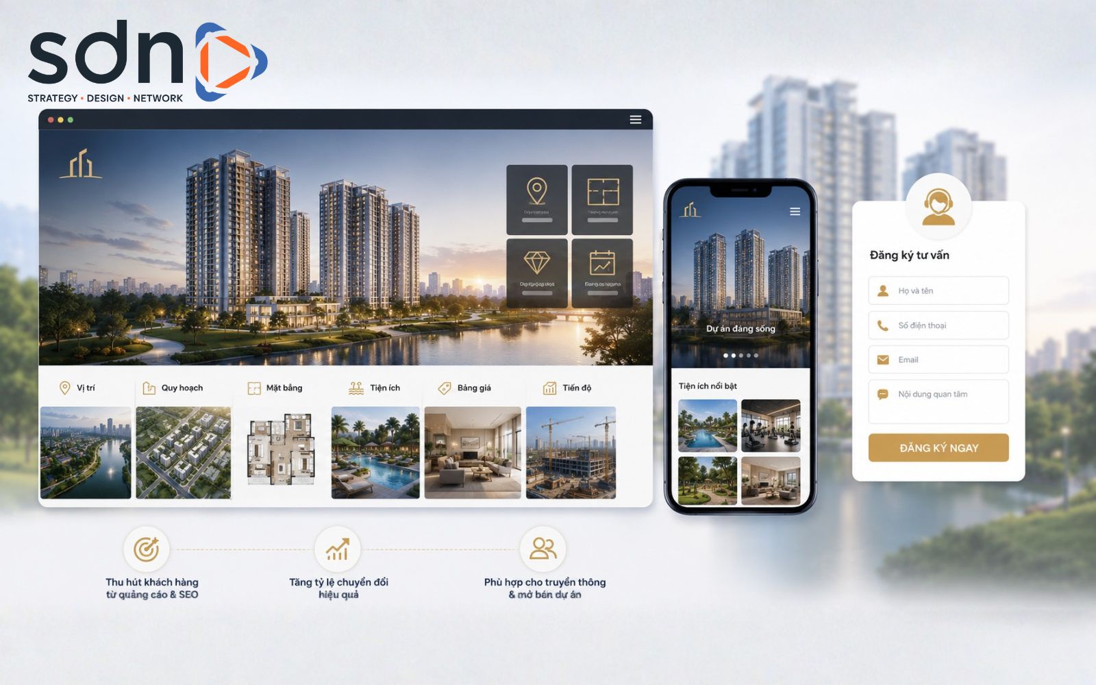 Website dự án bất động sản
